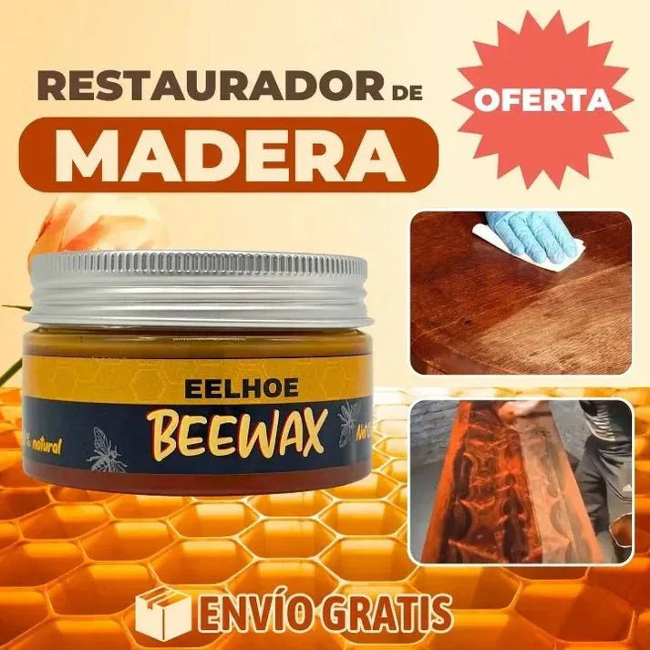 Cera Restaurador de Madera BEEWAX 100ML đŻ
