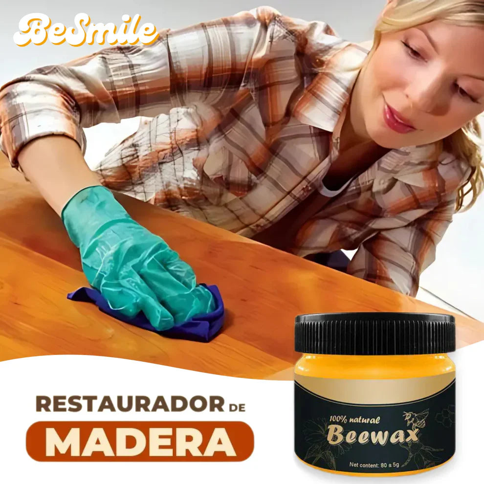 Cera Restaurador de Madera BEEWAX 100ML đŻ