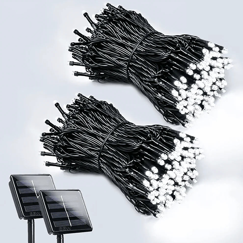 Luces LED Navideñas SolarMax™ Con Panel Solar